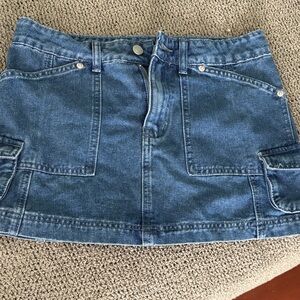 J for Justify Blue Denim Skirt